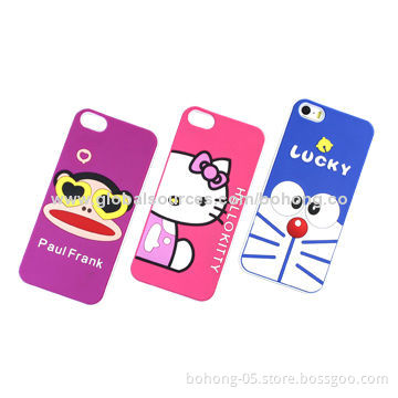 PC case paste three-dimensional PVC piece for iPhone 5s